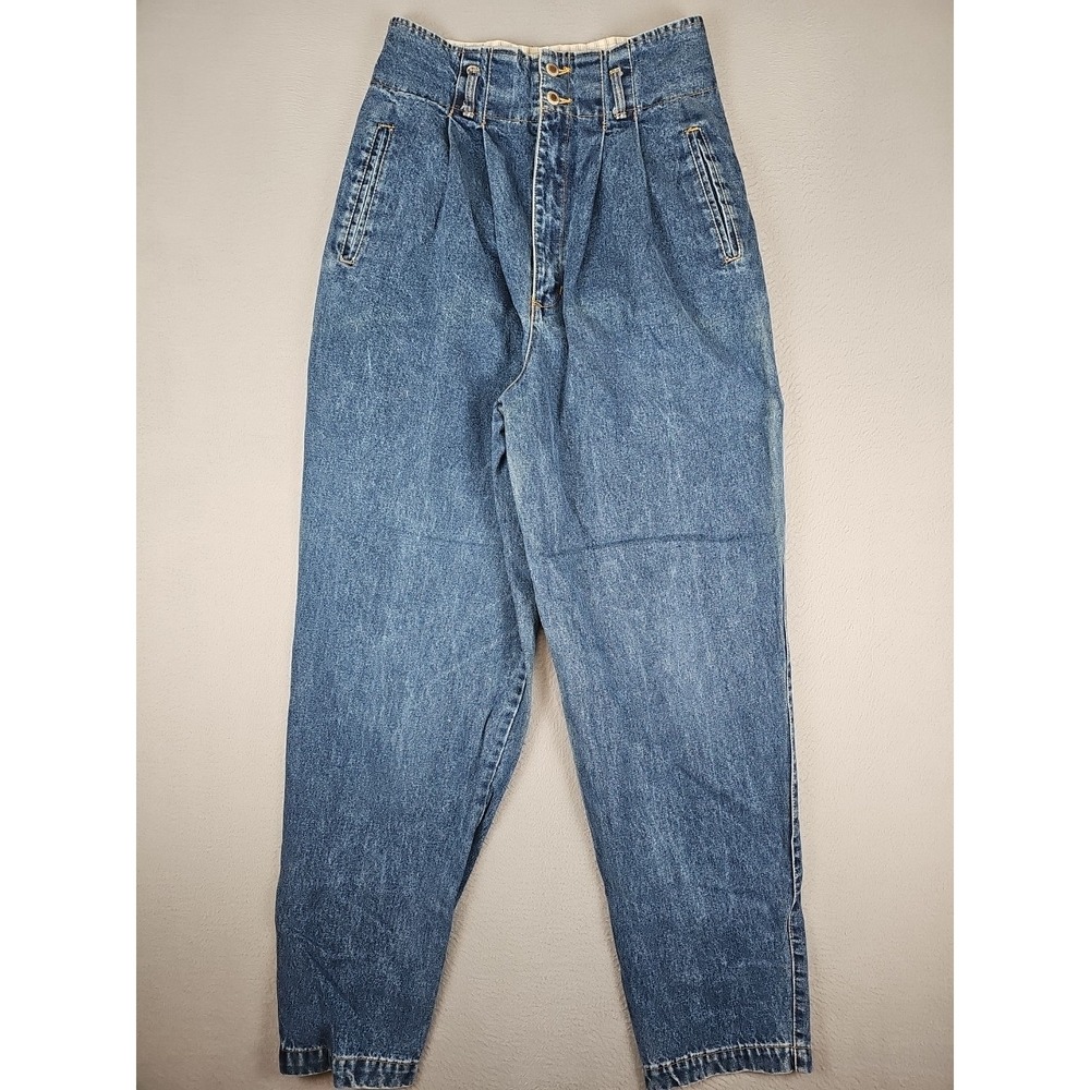 Vintage Union Bay Jeans Women's 11 26x30 Blue Hi Rise Mom Jean Comfort 90's Y2k